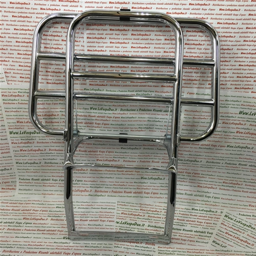 Verchromter Gepäckträger hinten für VESPA PX 125 T5 Pole Position