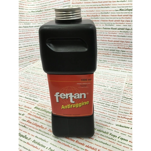 FERTAN ROSTKONVERTER 1000 ELIMINA EL ÓXIDO SIN CHORRO DE ARENA, DEJANDO UNA CAPA DE METAL BRILLANTE. EXCELENTE COMO IMPRIMACIÓN PREVIA A LA PINTURA. 1000 ML