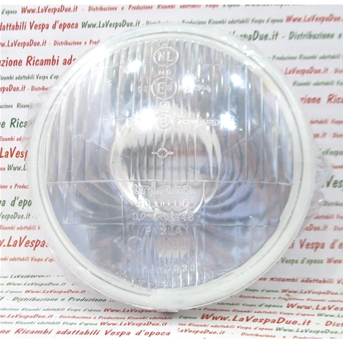 ORIGINAL TRIOM GLAS-SCHEINWERFER FÜR VESPA 80 125 150 200 PX PE ARCOBALENO VON 1977 BIS 2000