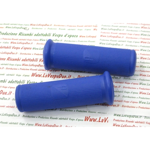 Paar blaue Flugzeuggriffe 21 mm für Vespa 50 125 VNB3T A VNB6T VBA1T VBA2T VB1T VBB1T VBB2T 150 GL VLA1T 160 GS VSB1T 180SS ro 060304