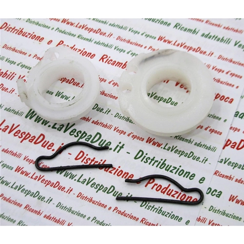 Par de poleas para cable de cambio de marchas y control del acelerador para VESPA 50 125 150 200 PX PE PK N XL RUSH ARCOBALENO ro 139796 139797