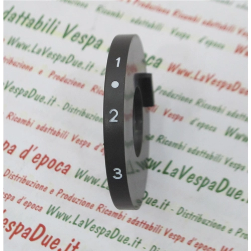 Anillo de referencia de 3 velocidades, tubo de control de cambio de marchas del manillar, VESPA 50 HP FL2 FL original PIAGGIO
