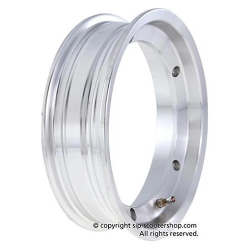 Cerchio tubeless SIP 81015000 in allumino lucidato per pneumatici 100/80 90 - 10 " VESPA 50 80 90 125 150 160 180 200 ET3 PK S XL SPRINT GT TS GL GS SS PX PE T5 RALLY COSA