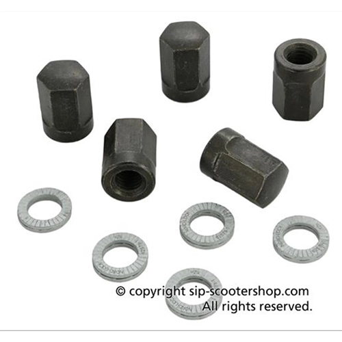 SIP 81018000 Tubeless-Felge aus schwarzem Aluminium mit poliertem Rand für 100/80 90 - 10"-Reifen VESPA 50 80 90 125 150 160 180 200 ET3 PK S XL SPRINT GT TS GL GS SS PX PE T5 RALLY COSA