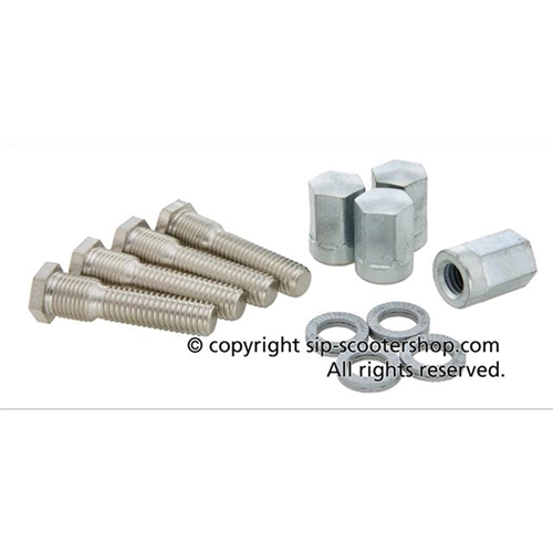 Llanta tubeless SIP 81035000 de aluminio pulido para neumáticos de 3.00, 3.50 y 10 pulgadas para LAMBRETTA 125, 150 y 200.