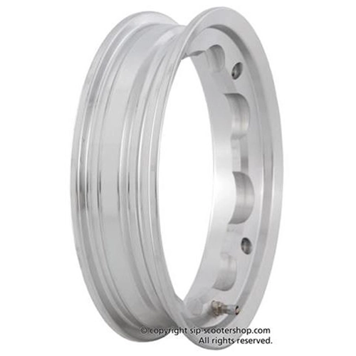 Llanta tubeless SIP 81035000 de aluminio pulido para neumáticos de 3.00, 3.50 y 10 pulgadas para LAMBRETTA 125, 150 y 200.