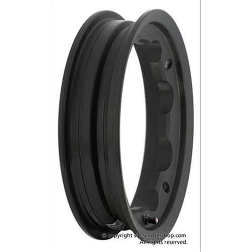 Llanta tubeless SIP 81036000 de aluminio negro para neumáticos de 3.00, 3.50 y 10 pulgadas para LAMBRETTA 125, 150 y 200.