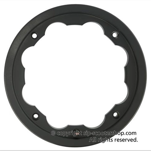 Llanta tubeless SIP 81036000 de aluminio negro para neumáticos de 3.00, 3.50 y 10 pulgadas para LAMBRETTA 125, 150 y 200.
