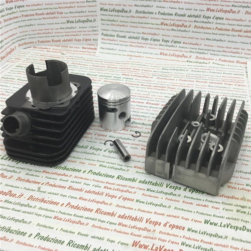CULATA DE 43,5 mm DE DIÁMETRO, TRANSFERENCIAS CON PASADOR DE 10 MM, COMPLETA CON CABEZA PARA PIAGGIO 50 CIAO BOXER BRAVO SI