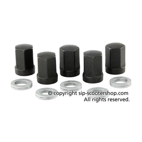 Jante tubeless SIP 81068100 en aluminium noir à bord poli pour pneus 3.00 3.50 - 10" pour VESPA 50 80 90 125 150 160 180 200 ET3 PK S XL SPRINT GT TS GL GS SS PX PE T5 RALLY COSA