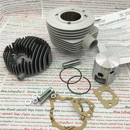 GRUPPE 26031000 WÄRMEZYLINDER AUS ALUMINIUM PINASCO VESPA ABNEHMLICHT OSTRICO VM VN VL VB VON 1953 BIS 1959 5 % FÜR UMBAU AUF 160 60 MM