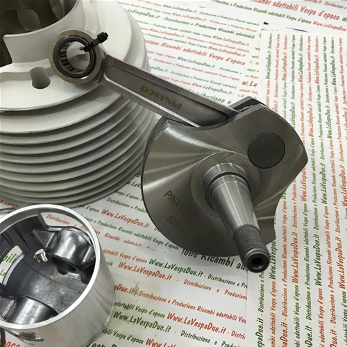 SONDERANGEBOT Renn-Tuning-Kit KURBELWELLE 26361001 HUB 57 MM + PINASCO FAROBASSO ALUMINIUMZYLINDERGRUPPE 160 CC 60 MM FÜR VESPA VON 1953 BIS 1959 5 %