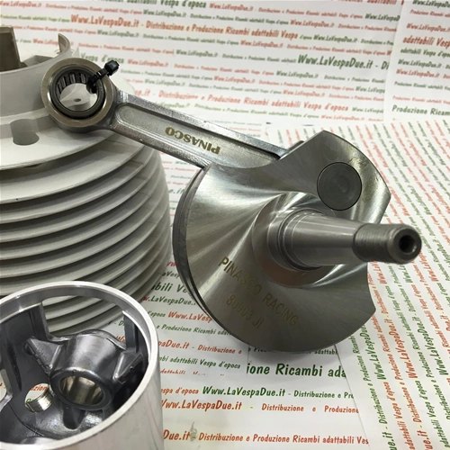 SONDERANGEBOT Renn-Tuning-Kit KURBELWELLE 26361001 HUB 57 MM + PINASCO FAROBASSO ALUMINIUMZYLINDERGRUPPE 160 CC 60 MM FÜR VESPA VON 1953 BIS 1959 5 %