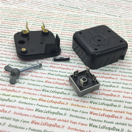 KIT DE REGULADOR/RECTIFICADOR DE CORRIENTE CON DIODOS PARA VESPA 160 GS 180 SS125 VNB1T 150 VL2T VL3T VB1T GS VS1T A VS5T VBA1T VBB1T GL VLA1T VSB1T VSC1T