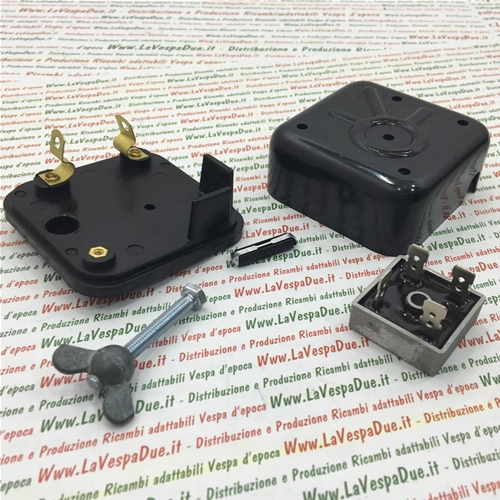 KIT DE REGULADOR/RECTIFICADOR DE CORRIENTE CON DIODOS PARA VESPA 160 GS 180 SS125 VNB1T 150 VL2T VL3T VB1T GS VS1T A VS5T VBA1T VBB1T GL VLA1T VSB1T VSC1T