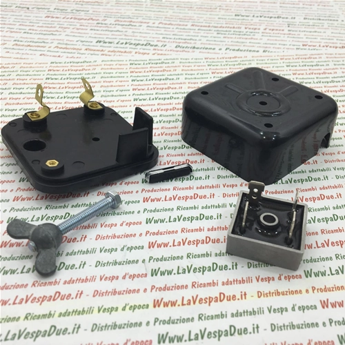 KIT DE REGULADOR/RECTIFICADOR DE CORRIENTE CON DIODOS PARA VESPA 160 GS 180 SS125 VNB1T 150 VL2T VL3T VB1T GS VS1T A VS5T VBA1T VBB1T GL VLA1T VSB1T VSC1T
