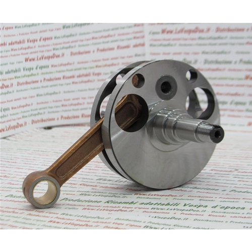 Cigüeñal completo para VESPA 125 VN1T VN2T VM1T VM2T adaptable ACMA PARIS 125 de 1951 a 1955 biela 110 mm carrera 54 mm