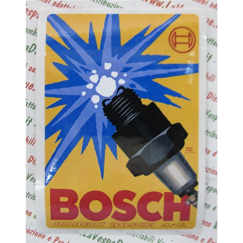 Autocollant vintage pour bougie d'allumage BOSCH ROBERT