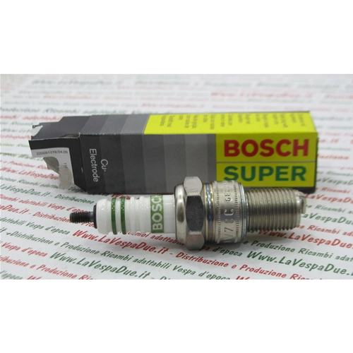 Candela BOSCH W7CC con nucleo in rame equivalente NGK B6ES passo lungo VESPA 160 180 200