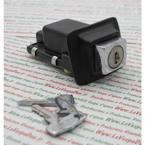 Antivol complet pour siège VESPA PX 80 125 150 200 première série ro 190013 437959 161548