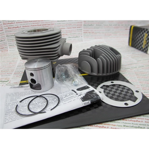 PINASCO 25030942 MAGNY COURS S2 aluminum cylinder kit 177 mm diameter 63 mm 2 transfer ports for VESPA VNB VBB GL GT