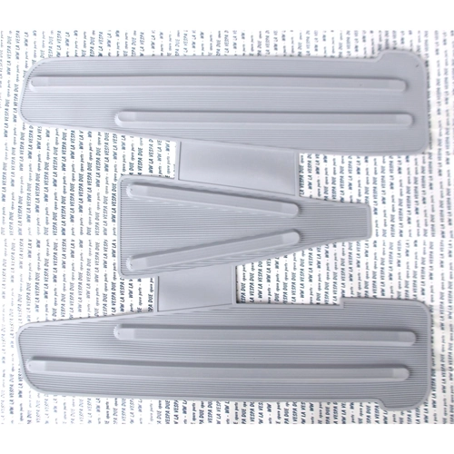 GREY RUBBER FOOTREST MAT FOR VESPA 125 VNA1T VNA2T VNB1T VNB2T