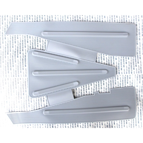 Alfombrilla reposapiés de goma gris para Vespa 125 VN1T VN2T con faro bajo