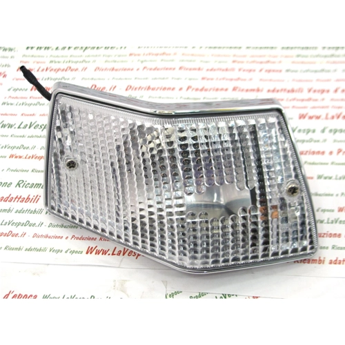 Clignotant arrière gauche blanc chromé SIEM pour VESPA PX 80 100 125 150 200 E ARCOBALENO ETS T5 ro 160999