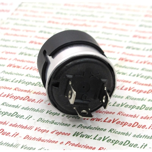 Elektronischer Blinker 6 Volt 23 W 15 Ah 3-Faston-Thermoschalter für Blinker für Vespa 50 80 125 150 160 180 200 Piaggio alle Modelle