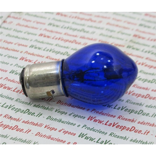 HERT BA20D 12 Volt 35/35 W symmetrical double-light blue bulb BA20D socket for VESPA for front headlight lamp