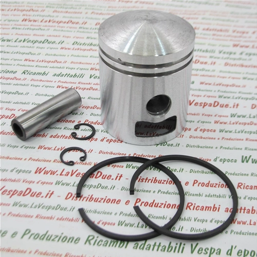 PISTONE GOL PER PIAGGIO VESPA 150 DAL 1962 AL 1974 VGL VGLA VGLB VLA VLB GL SPRINT VELOCE SUPER CON 2 TRAVASI MISCELA AL 2%
