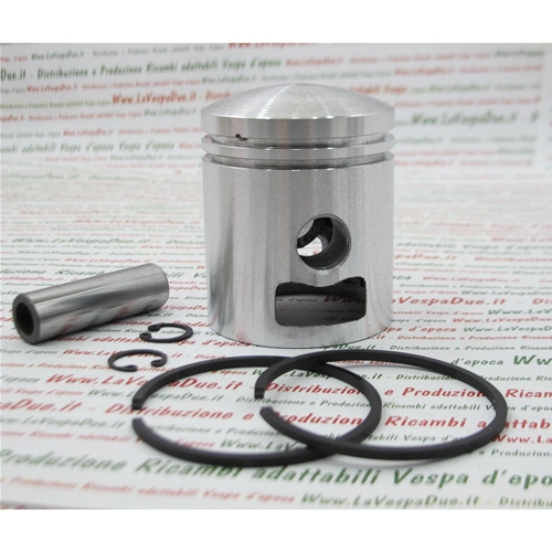 PISTONE GOL PER PIAGGIO VESPA 150 DAL 1962 AL 1974 VGL VGLA VGLB VLA VLB GL SPRINT VELOCE SUPER CON 2 TRAVASI MISCELA AL 2%