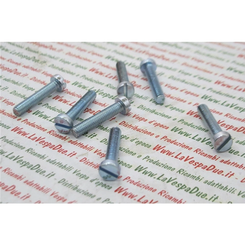 Vis à tête fendue 5 x 25 mm pour diverses applications / Fixation de top case avant pour Vespa 80 125 150 200 PX PE Arcobaleno T5 RO 014726