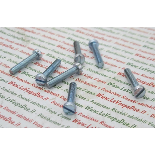 Vis à tête fendue 5 x 25 mm pour diverses applications / Fixation de top case avant pour Vespa 80 125 150 200 PX PE Arcobaleno T5 RO 014726