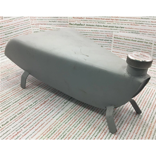 SERBATOIO TANICA BENZINA SUPPLEMENTARE 6 LITRI PER TUNNEL CENTRALE VESPA 125 150 FARO BASSO VM VN V30 V15 VB1T. MANIFATTURA ITALIANA