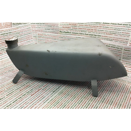 SERBATOIO TANICA BENZINA SUPPLEMENTARE 6 LITRI PER TUNNEL CENTRALE VESPA 125 150 FARO BASSO VM VN V30 V15 VB1T. MANIFATTURA ITALIANA