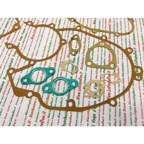Juntas de motor y carburador para VESPA NLR SPECIAL SS SUPER SPRINTER ET3 PRIMAVERA NUOVA 50 125 de 1965 a 1984. Números de pieza: 079002, 289008, 288837, 078543, 079900, 196694, 826911, 222429, 090899, 1535096, 0919256. Producto italiano.