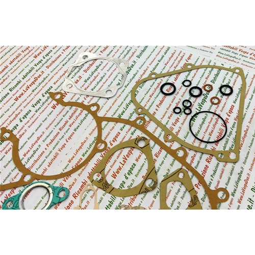 Complete engine gaskets with o-ring and carburettor for VESPA 50 125 PK S SS XL XL RUSH FL FL2 HP NV electric start Speedmatic from 1984 to 1995 ro 154616