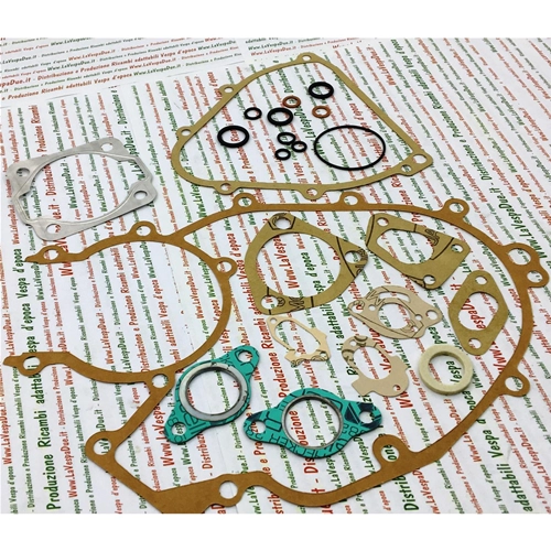 Complete engine gaskets with o-ring and carburettor for VESPA 50 125 PK S SS XL XL RUSH FL FL2 HP NV electric start Speedmatic from 1984 to 1995 ro 154616