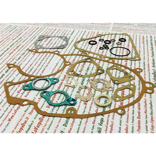 Complete engine gaskets with o-ring and carburettor for VESPA 50 125 PK S SS XL XL RUSH FL FL2 HP NV electric start Speedmatic from 1984 to 1995 ro 154616