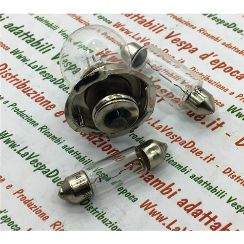 SET OF 3 6 VOLT FRONT AND REAR LIGHT BULBS FOR VESPA 50 90 NLR SPECIAL