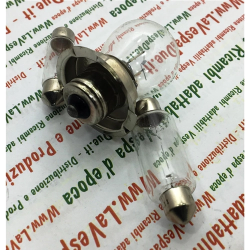 SET OF 3 12 VOLT FRONT AND REAR LIGHT BULBS FOR VESPA 50 ELESTART SPECIAL NLR