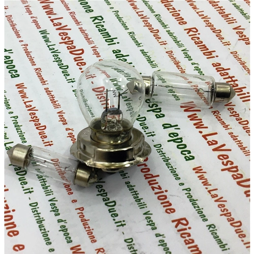SET OF 3 12 VOLT FRONT AND REAR LIGHT BULBS FOR VESPA 50 ELESTART SPECIAL NLR