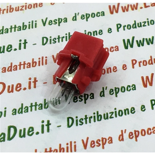 HERT TABLERO MARRÓN PIAGGIO Bombilla de 12 voltios y 2 W para VESPA Lámpara APE para luces de advertencia e indicadores de nivel de combustible, velocímetro e instrumentación