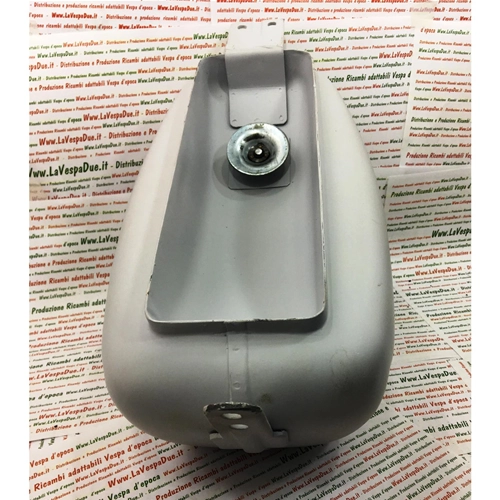 Tool box for storage and accessories, complete with cushion for VESPA 50 SS 90SS first series V9SS1T up to frame V5SS1T up to frame 1841 without groove, complete with lock