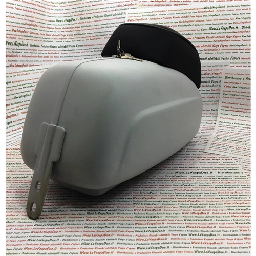 Tool box for storage and accessories, complete with cushion for VESPA 50 SS 90SS first series V9SS1T up to frame V5SS1T up to frame 1841 without groove, complete with lock