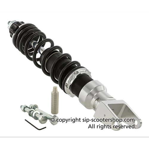 Hinterradstoßdämpfer schwarz silber SIP 76000RSB Performance 2.0 für VESPA 50 125 PRIMAVERA ET3 125 VNB4T TS 150 VBB2T SUPER 160 GS 2° 180 SS RALLY PX 80 125 150 200 PE LUSSO ´98 MY ´11 T5