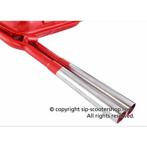 RED EXHAUST EXPANSION TUNED RACING SIP ROAD 2.0 ABARTH TYPE FOR VESPA 80 125 150 PX PE VNA VNB TS SPRINT VBA WITH DOUBLE EXHAUST PIPE SIP 24156200