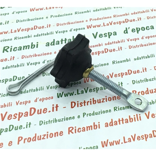 KIT COMPLETO DE TAPA/POMO DE COMBUSTIBLE CON TIRA DE ACOPLAMIENTO Y PASADOR DE SEGURIDAD PARA TODOS LOS MODELOS VESPA ECONOMY