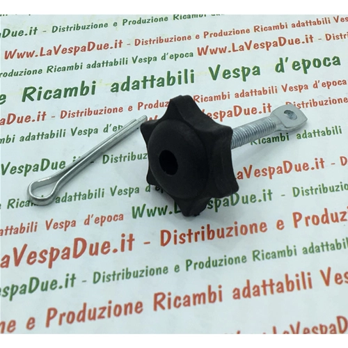 KIT COMPLETO DE TAPA/POMO DE COMBUSTIBLE CON TIRA DE ACOPLAMIENTO Y PASADOR DE SEGURIDAD PARA TODOS LOS MODELOS VESPA ECONOMY